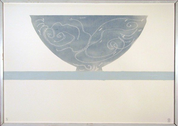 Ed Baynard (b. 1940) American: THE WAVE, c.1977, watercolor on paper, signed and dated lower right and inscribed 7/9 lower left, 29 x 41 ½”. Provenance: Gump’s Gallery, San Francisco