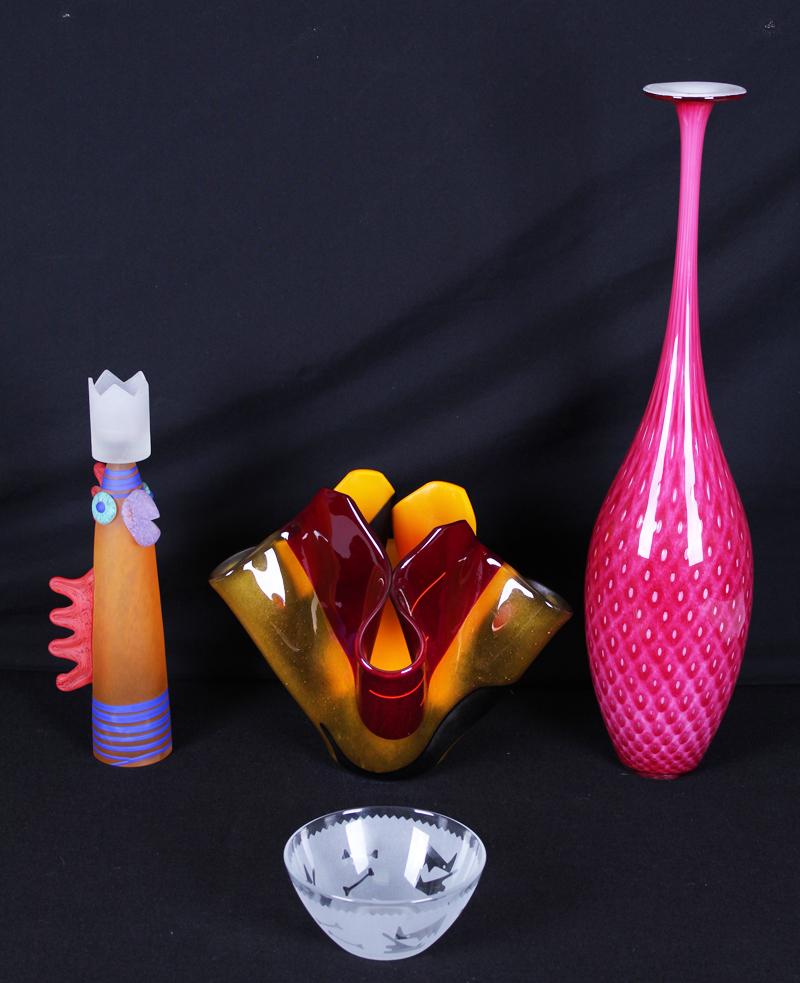 Borowski Studio Art Glass, Gaya 21 & others (four) (1 of 9)