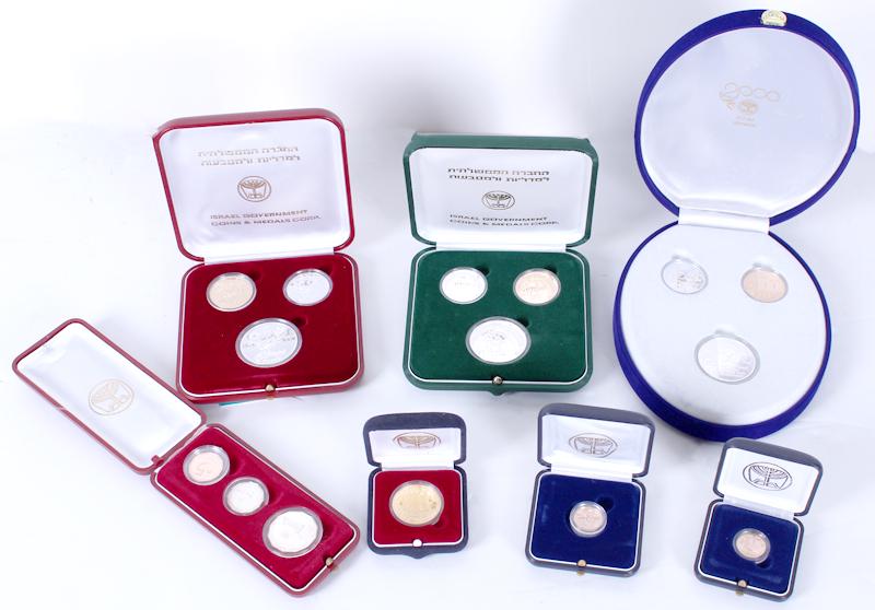 Israeli Gold & Silver Coin Collection (fifteen) (1 of 8)