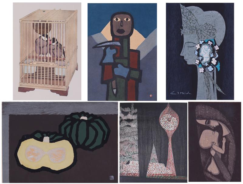 Japanese Print Collection (six) (1 of 10)
