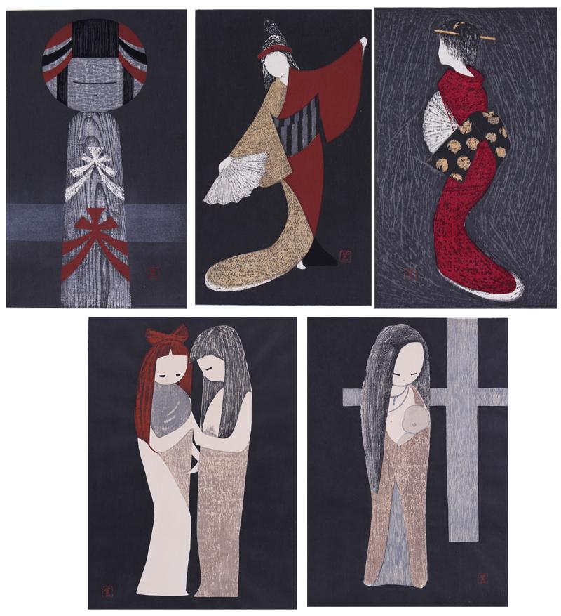 Kaoru Kawano (1916-1965) Japanese (five) (1 of 7)