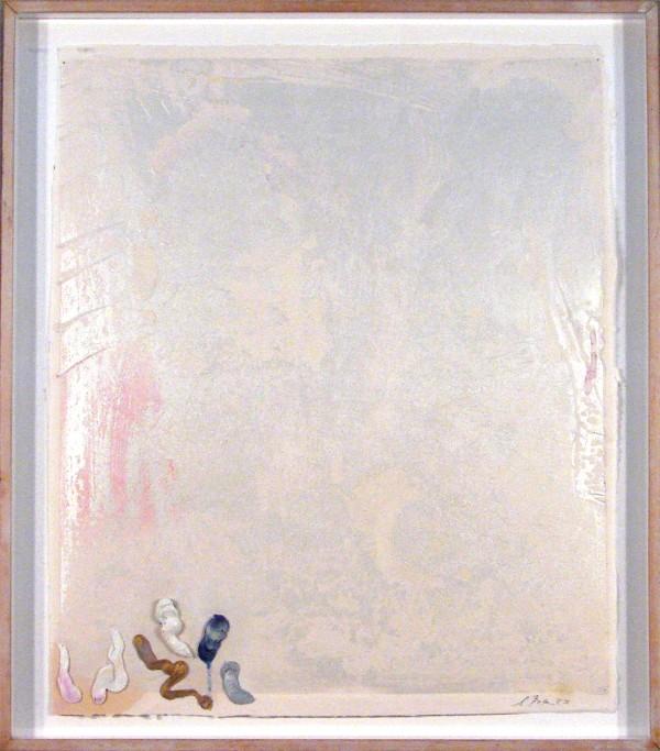 Stanley Boxer (1926-2000) American: UNTITLED, 1983, monotype with acrylic hand-painting, signed and dated lower right, 29 x 24", framed.