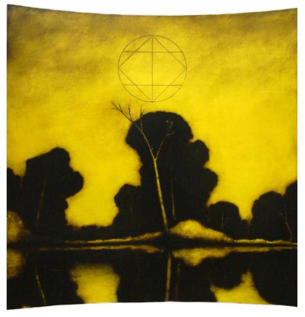 Brad Durham (20th Century) Californian: UNTITLED, 1990, oil painting on linen over concave board, signed and dated on verso, 58 x 65 x 11", minor repair and edge wear otherwise in good condition. Provenance: Museum of Contemporary Art, Los