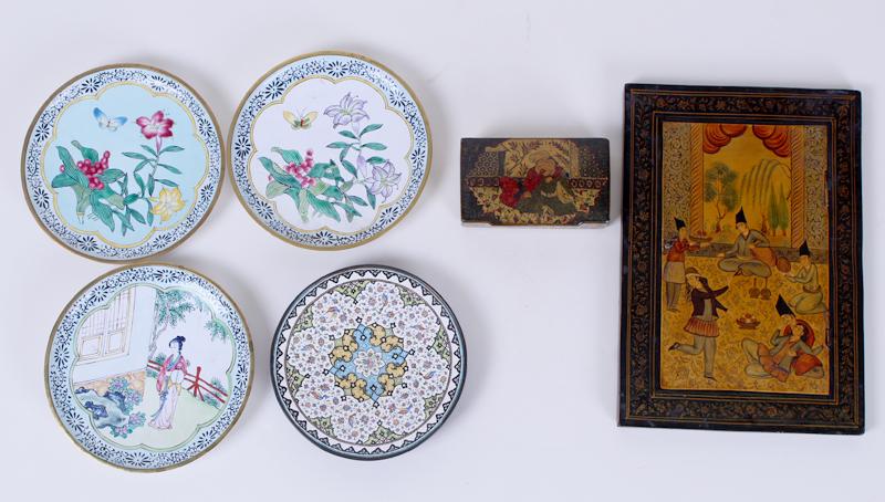 Persian and Asian Enamel and Lacquerware  (19 th /20 th (1 of 7)