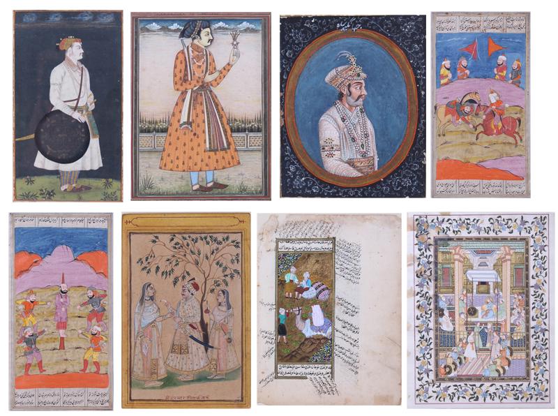 Persian & Indian Paintings  (nine) (1 of 10)