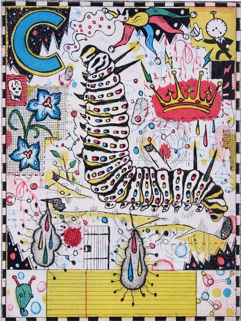 Tony Fitzpatrick  (b. 1958) Chicago (1 of 4)