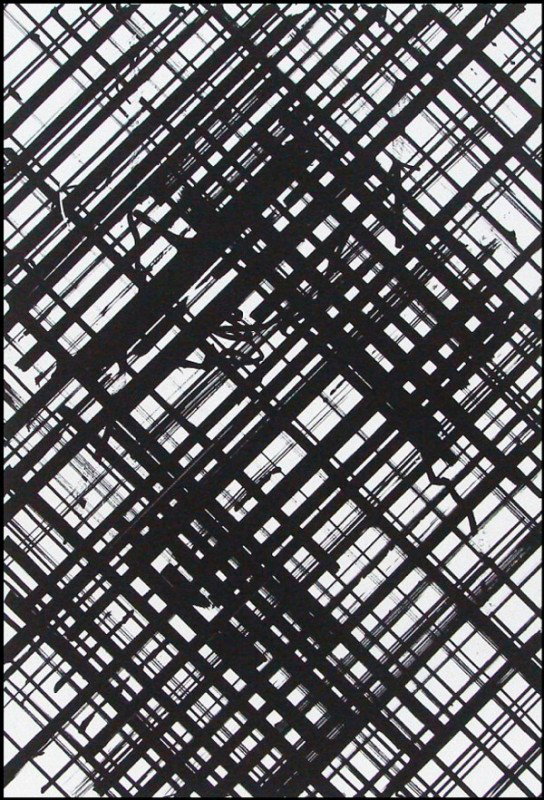 Ed Moses (b. 1926) Californian: UNTITLED #3, 1989, color lithograph, signed in pencil, from the numbered edition 25, sheet 33 x 25 ¼", minor surface scuffs in margins, faint perimeter toning from semi-archival storage, otherwise in