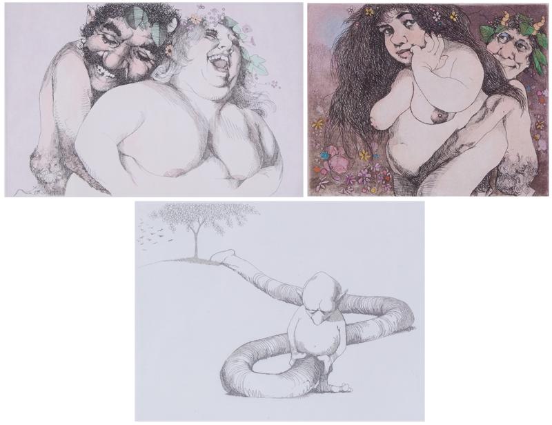 Charles Bragg  (1931-2017) California   (three) (1 of 7)