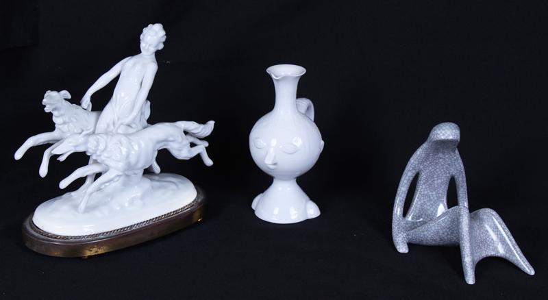 Antique German Art Deco, Rosenthal Romance Studio Line  &  German Porcelain Unidentified  (three) (1 of 11)