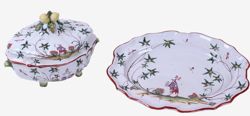 Asian Export Enamelware  (two) (1 of 3)