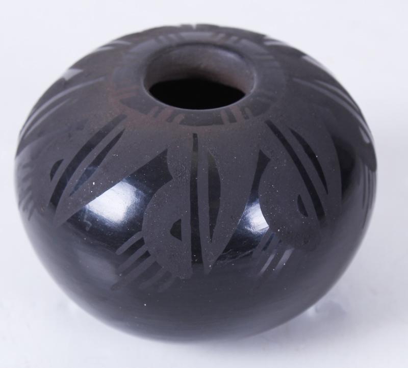 Berdel â€œVine Flowerâ€ Bourdan  (b. 1957) Santa Clara Tewa Pueblo (1 of 3)