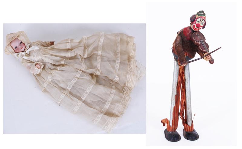 Antique Armand Marseille Doll  19 th  Century   &  Vintage TPS Japan Toy  (two) (1 of 6)