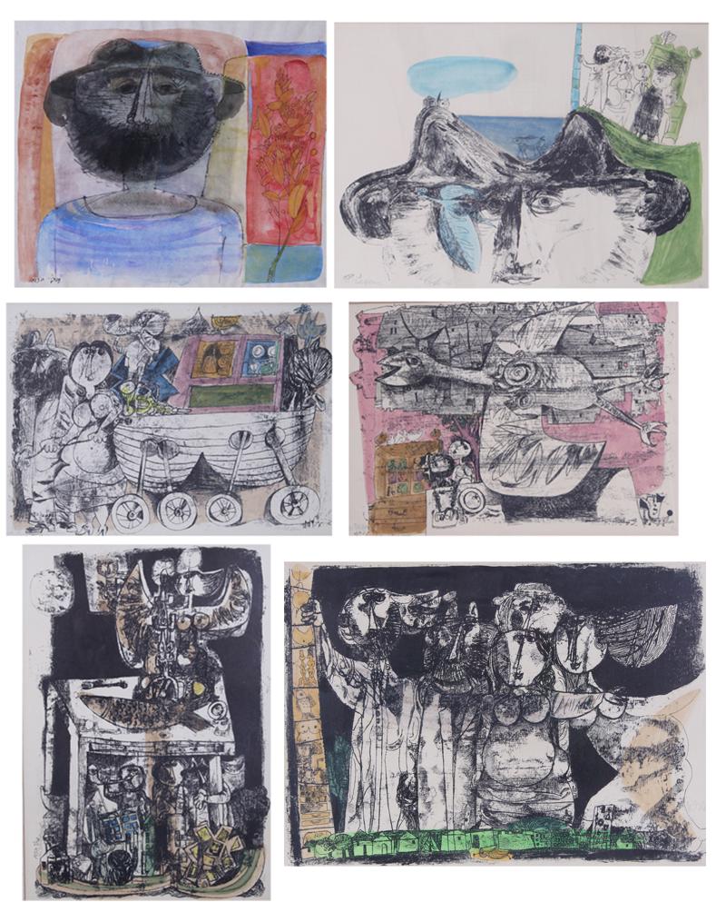 Naftali Bezem  (1924-2018) Israeli  (six) (1 of 11)