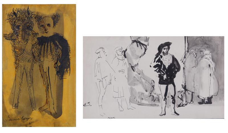 Francisco Corzas  (1936-1983) Mexican &  Artist Unidentified   (two) (1 of 7)