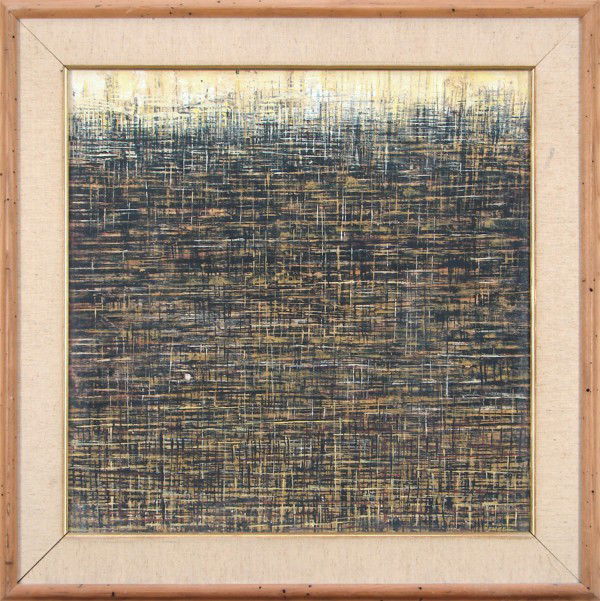 Jules Engel (1915-2003) American: UNTITLED, gouache on paper, signed lower right, 21 x 20 ½", framed. Provenance: Paul Kantor Gallery, Beverly Hills