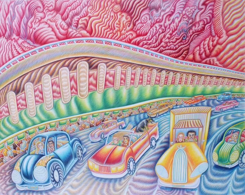 Sandra Drinning  (20 th  Century) Los Angeles Muralist (1 of 3)