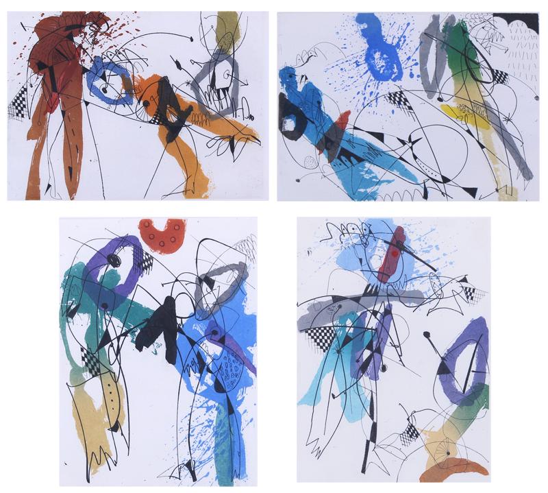 Georges Dussau  (b. 1947) French  (four) (1 of 7)