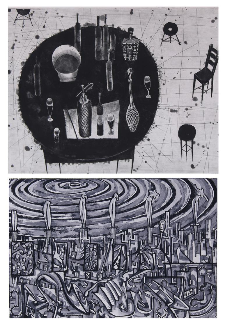 Seigi Hosada  (1908-1999) &  Donald Barnett?  (two) (1 of 7)