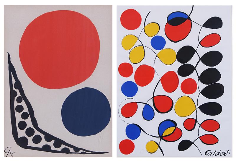 Alexander Calder  (1898-1976) American  (two) (1 of 4)
