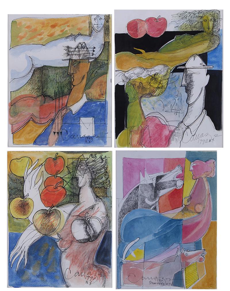 Alberto Cavazos  (b. 1939) Mexico  (four) (1 of 9)