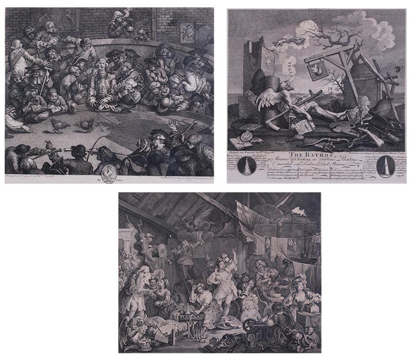 William Hogarth  (1697-1764) British  (three) (1 of 4)