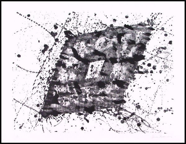 Sam Francis (1923-1994) American: UNTITLED (L.203; SF.211), lithograph, signed in pencil, from the numbered edition 30, sheet 28 x 36", printed by George Page, published by Litho Shop, a few soft handling creases mainly visible in rak