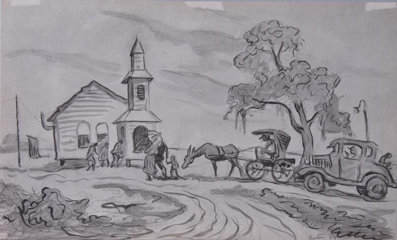 Thomas Hart Benton  (1889-1975) Kansas (1 of 4)