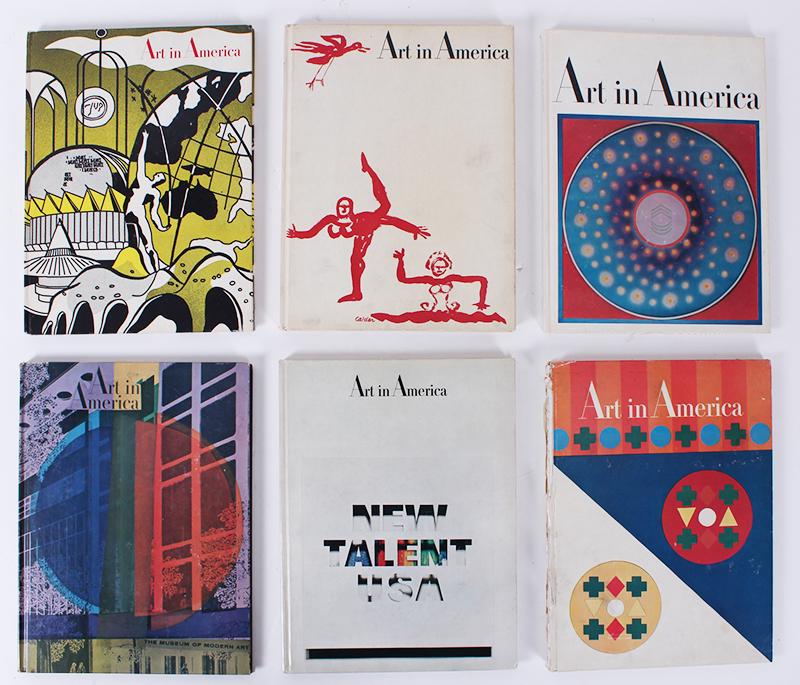 Art in American magazine books  (six) (1 of 3)