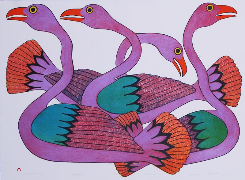 Kenojuak Ashevak  CC RA   (1927-2013) Inuit (1 of 5)