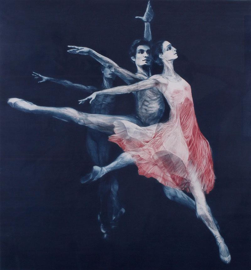 G. H. Rothe (1935-2007) German: AMERICANâ€™S PRIDE (R.24), 1976, color mezzotint, hand-inked colors may vary, signed and numbered 119/150 in pencil, image 27 ½ x 26”, full margins, frame 37 x 34 ½” wit