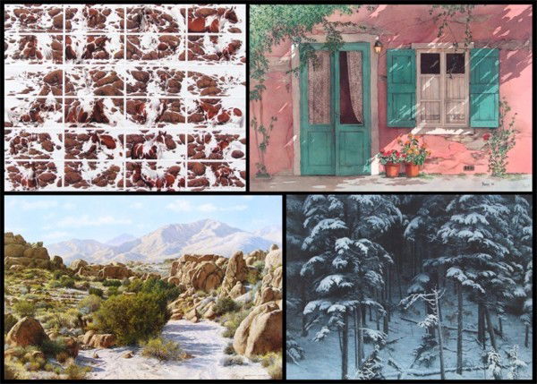 Bev Doolittle, Robert Bateman, Pomm & Bernard Wynn: Beverly Doolittle, HIDE & SEEK, color etching, signed in pencil, from the numbered edition 25000, plate 21 x 27"; Together with Robert Bateman, DESCENDING SHADOWS - TIMBER WOLVES, 1995, color print, s