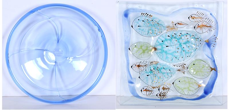 Bertil Vallien  (b. 1938) Swedish for Kosta Boda   &  Murano Style Glass  (two) (1 of 5)