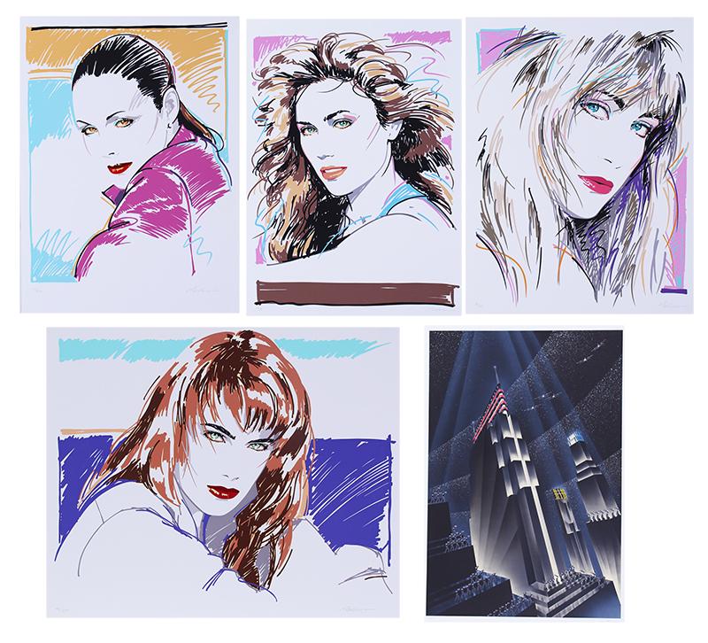 Dennis Mukai  (20 th  Century) California &  Robert Hoppe  (b. 1943) American  (five) (1 of 8)