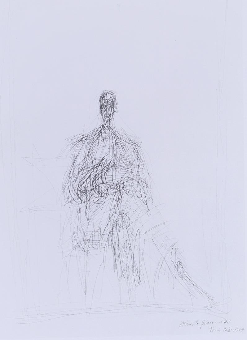 after  Alberto Giacometti  (1901-1966) Swiss  (thirteen) (1 of 3)