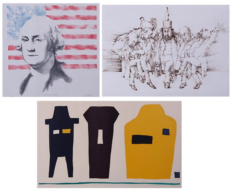 Sante Graziani  (1920-2005) Connecticut Ohio,  Shelly Canton  (1930-1986) American & another (1 of 8)