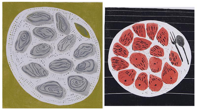 Margo Hoff  (1910-2008) Oklahoma  (two) (1 of 5)