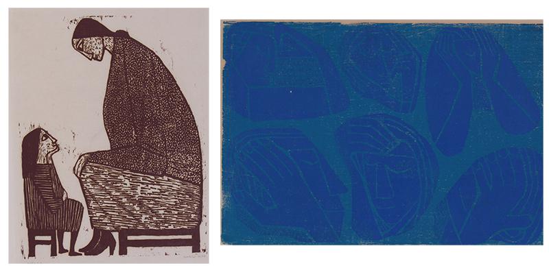 Margo Hoff  (1910-2008) Oklahoma  (two) (1 of 6)