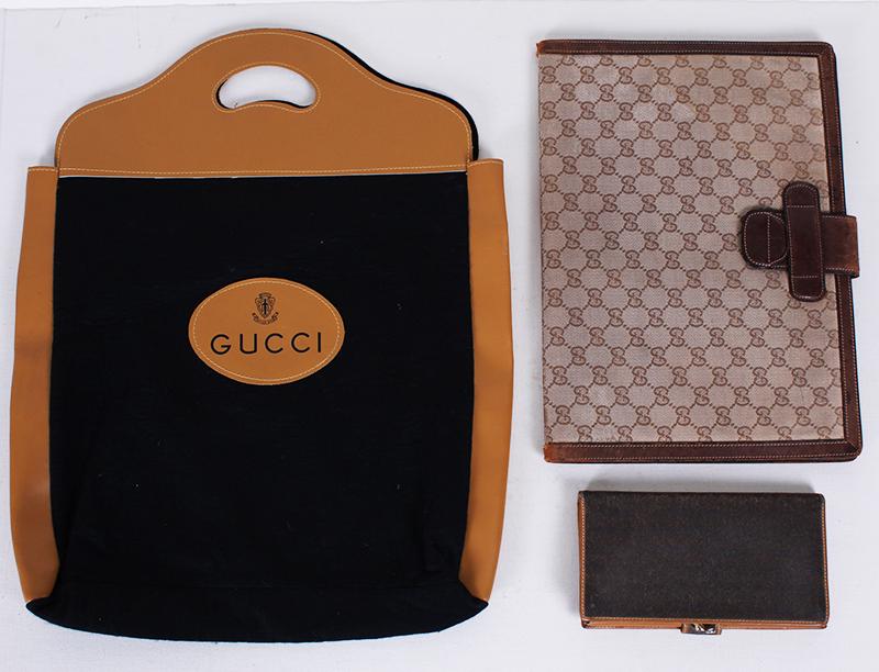 Vintage Purses: Gucci Document Holder, Tote  &  Bifold  (three) (1 of 12)