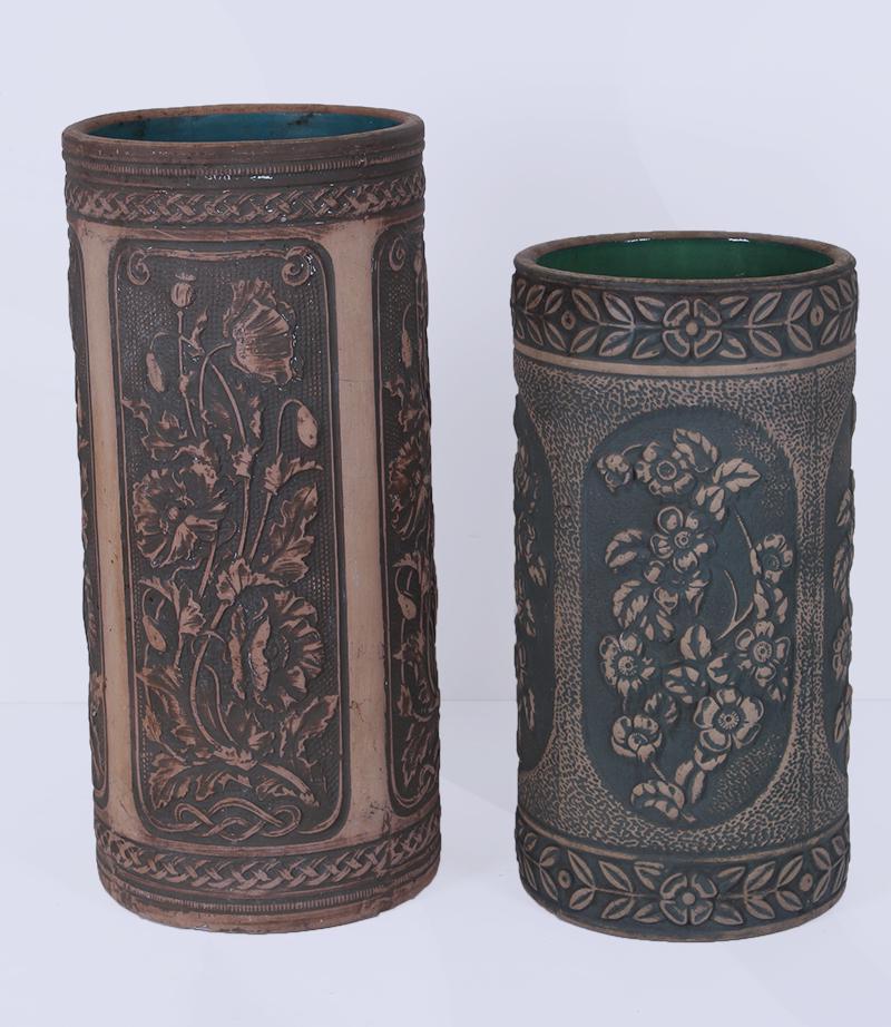 Red Wing Brushware Pottery (two)