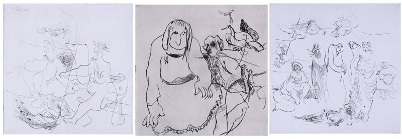 Moshe Rosenthalis  (1922-2008) Israeli  (three) (1 of 7)