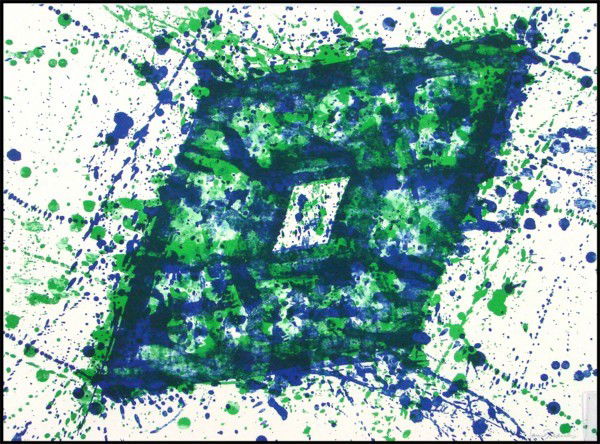 Sam Francis (1923-1994) American: UNTITLED (SF.353), 1992, color lithograph, signed in pencil, artist's proof aside from the numbered edition 50, sheet 22 x 30", published by Edition Daniel Papeierski, printed by Gardner Litho.