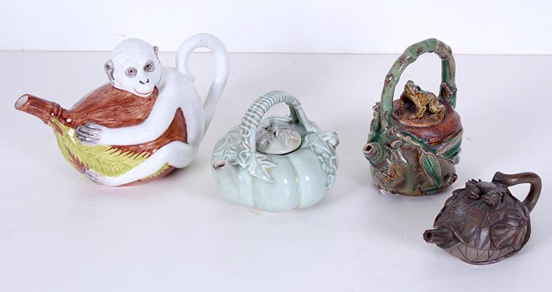 Ceramic Teapots  (four) (1 of 10)