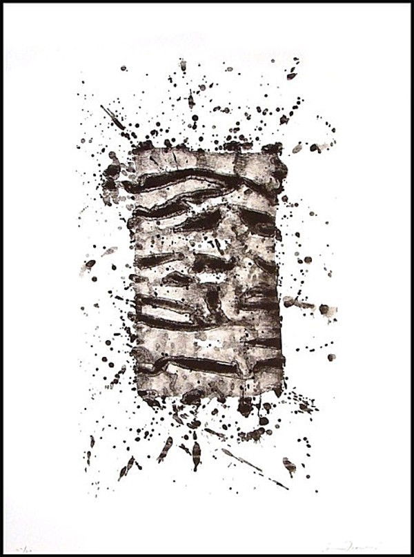 Sam Francis (1923-1994) American: UNTITLED (L.199; SF.207), 1976, lithograph, signed in pencil, from the numbered edition 30, sheet 30 x 22 ¼", printed by George Page, published by Litho Shop, a few soft handling creases mainly visib