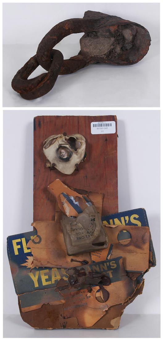 George Herms  (b. 1935) California  (two) (1 of 5)