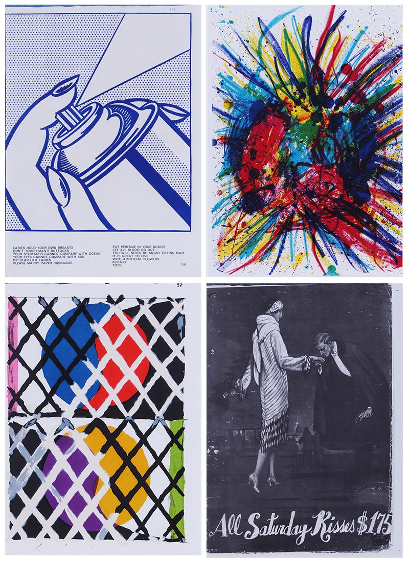 One Cent Life:  Roy Lichtenstein  (1923-1997) , Alfred Jensen  &  Wallasse Ting  (2)  (four) (1 of 13)