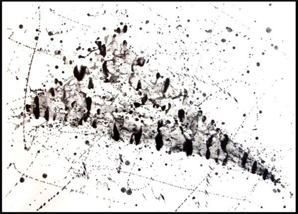 Sam Francis (1923-1994) American: UNTITLED (L.213; SF.240), 1976, lithograph, signed in pencil, from the numbered edition 20, sheet 29 ½ x 41 ½", printed by George Page, published by The Litho Shop, soft handling creases, mainly vis