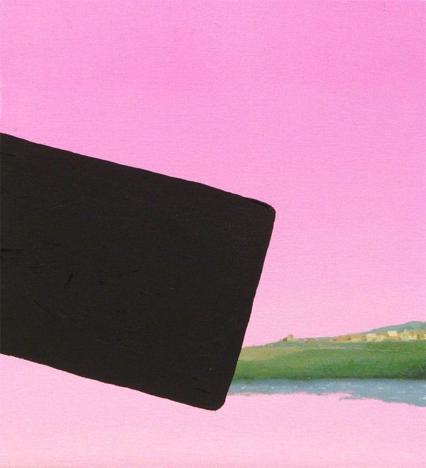 Alexander Kwartler (b. 1979) American: UNTITLED (Tuscan Landscape), 2003, oil painting on canvas, signed and dated on verso, 10 x 11". Provenance: John Connelley Presents, NYC