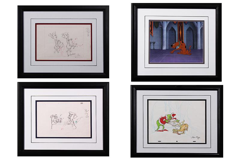 Animation Art  (20 th  Century)  (four) (1 of 12)