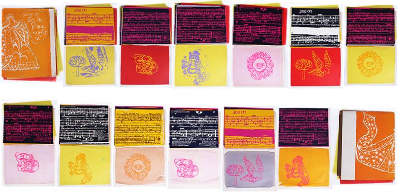 Circle of   Sister Mary Corita Kent   (1918-1986) California  (twelve) (1 of 15)