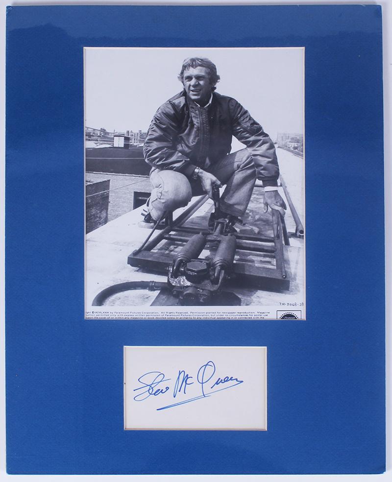 Steve McQueen  autograph (1 of 3)